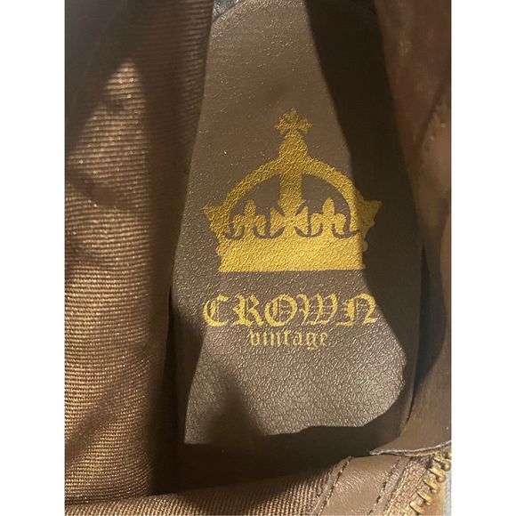 Ladies leather ankle boots by Crown Vintage.  Size 7 1/2 - Picture 8 of 8